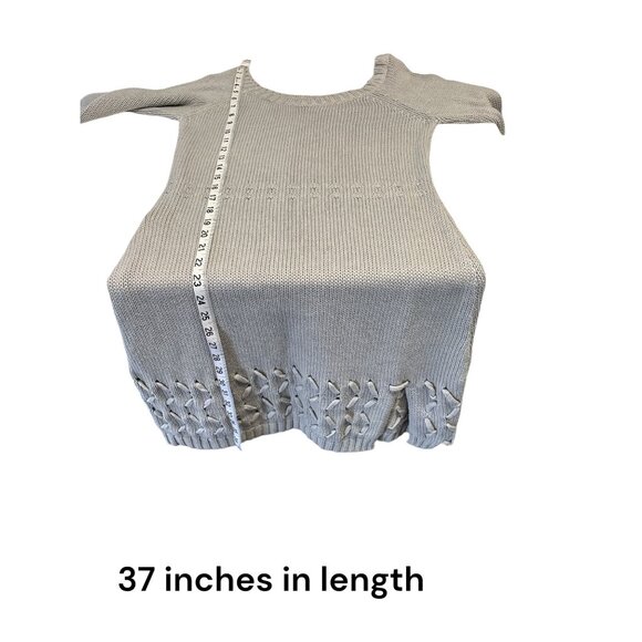 Some Days Lovin Grey Knit Sweater Dress - Picture 10 of 11